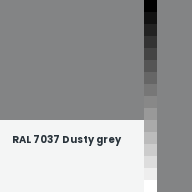 Color chip: RAL 7037 Dusty grey
