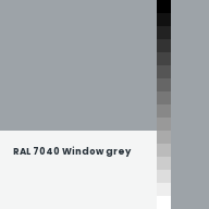 Color chip: RAL 7040 Window grey