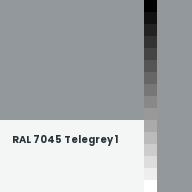 Color chip: RAL 7045 Telegrey 1