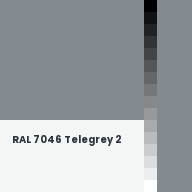 Color chip: RAL 7046 Telegrey 2