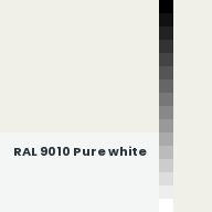 Color chip: RAL 9010 Pure white