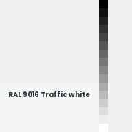 Color chip: RAL 9016 Traffic white
