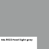 Color chip: RAL 9022 Pearl light grey