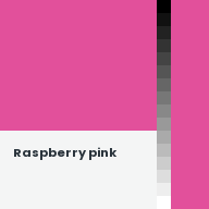 Color chip: Raspberry pink