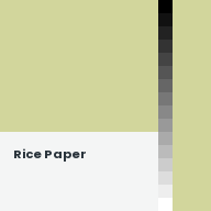 Color chip: Rice Paper
