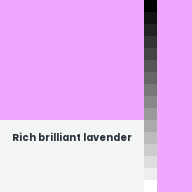 Color chip: Rich brilliant lavender