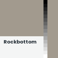 Color chip: Rockbottom