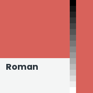 Color chip: Roman