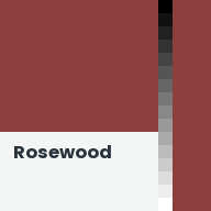 Color chip: Rosewood