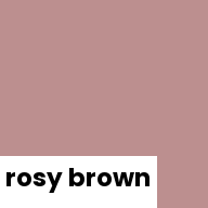 Color chip: Rosy brown