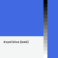 Color chip: Royal blue (web)