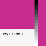 Color chip: Royal fuchsia