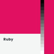 Color chip: Ruby