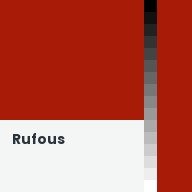 Color chip: Rufous