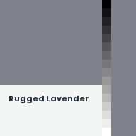 Color chip: Rugged Lavender
