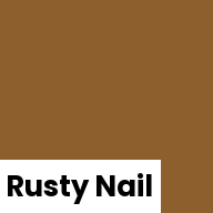 Color chip: Rusty Nail