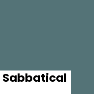 Color chip: Sabbatical