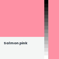 Color chip: Salmon pink