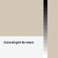 Color chip: Sandspit Brown