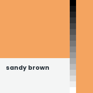 Color chip: Sandy brown