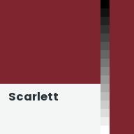 Color chip: Scarlett