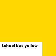 Color chip: School bus yellow