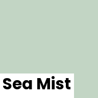 Color chip: Sea Mist