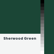 Color chip: Sherwood Green