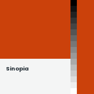 Color chip: Sinopia