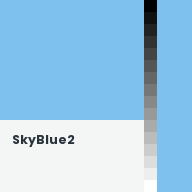 Color chip: SkyBlue2