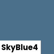 Color chip: SkyBlue4