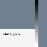 Color chip: Slate gray