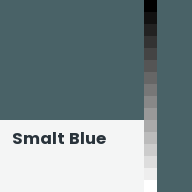 Color chip: Smalt Blue