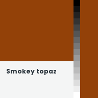 Color chip: Smokey topaz
