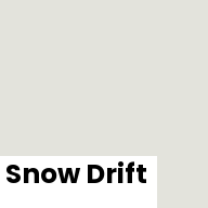 Color chip: Snow Drift