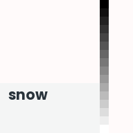 Color chip: Snow