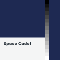 Color chip: Space Cadet