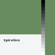 Color chip: Spirulina