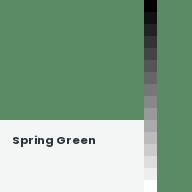 Color chip: Spring Green