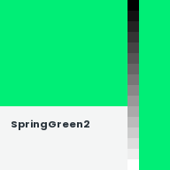 Color chip: SpringGreen2