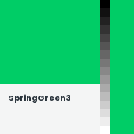 Color chip: SpringGreen3