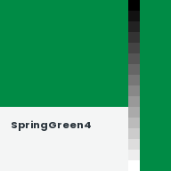 Color chip: SpringGreen4