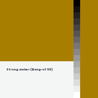 Color chip: Strong amber (Bang-v3 115)