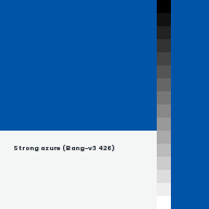 Color chip: Strong azure (Bang-v3 426)
