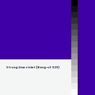 Color chip: Strong blue violet (Bang-v3 525)