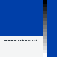 Color chip: Strong cobalt blue (Bang-v3 440)