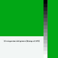 Color chip: Strong emerald green (Bang-v3 273)
