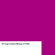 Color chip: Strong fuchsia (Bang-v3 626)