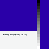 Color chip: Strong indigo (Bang-v3 513)