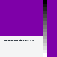 Color chip: Strong mulberry (Bang-v3 567)